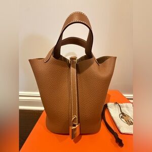 Hermes Picotin 18 Gold